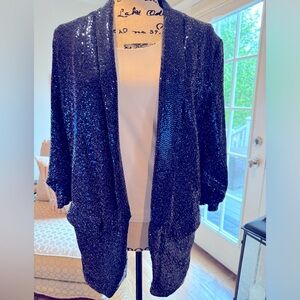 C by One sequin blazer